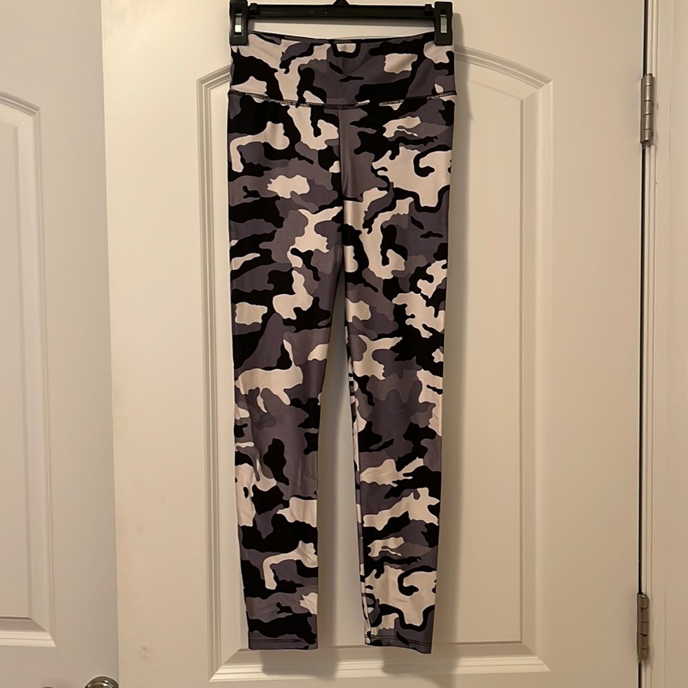Katie J NYC black camp tween leggings
